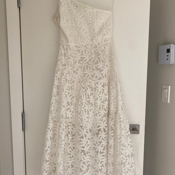 Lost + Wander Madonna Lily Lace One-Shoulder Dress S - Picture 3 of 6